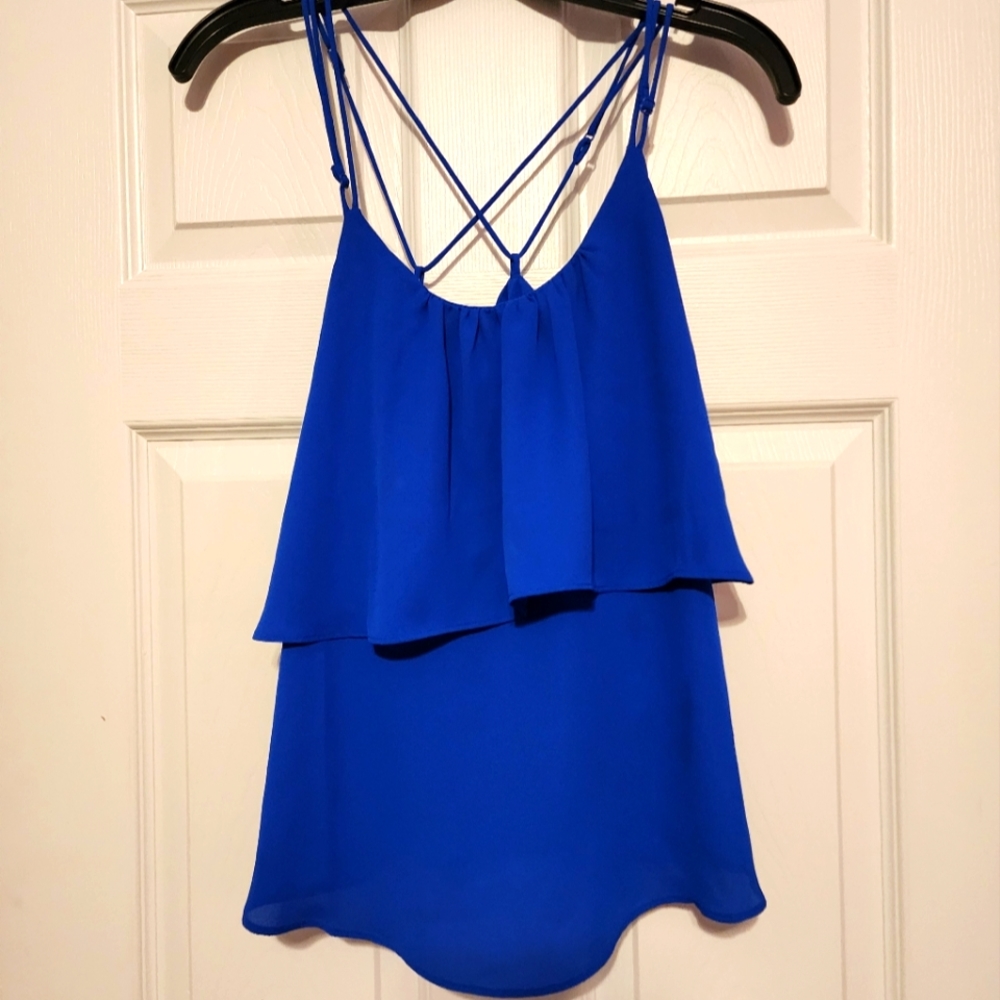 New Express Strappy Flowy Top - Small